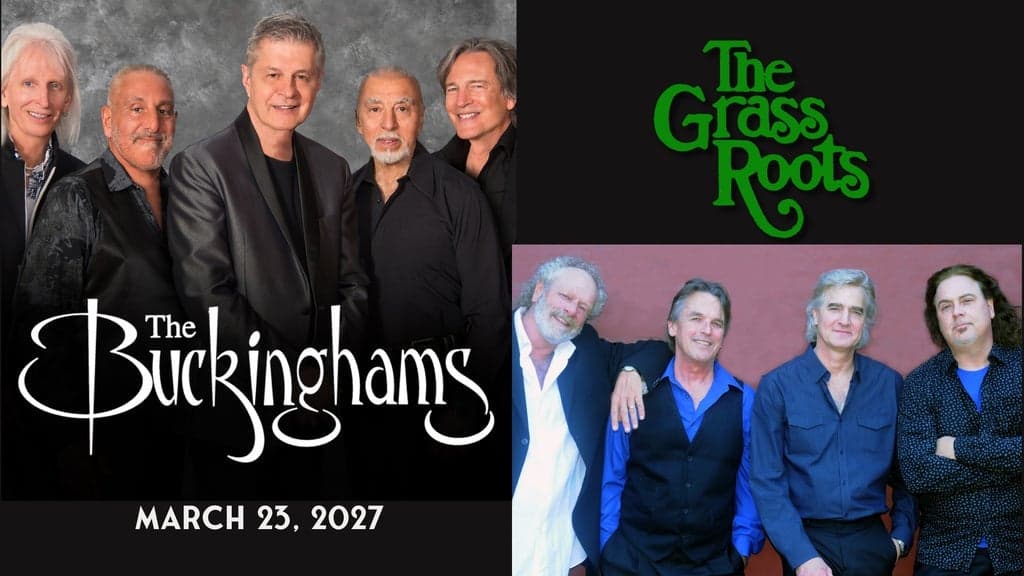 Promotional image for The Buckinghams & The Grass Roots