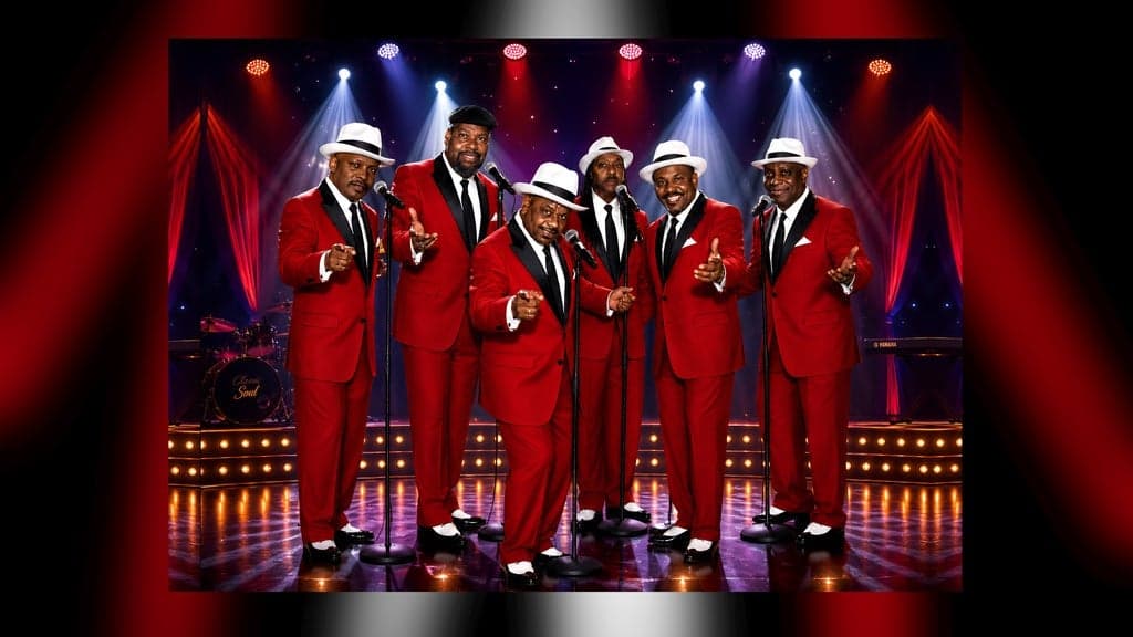 Promotional image for Motown Mania! Motown's Greatest Hits starring Phil Young & Seville