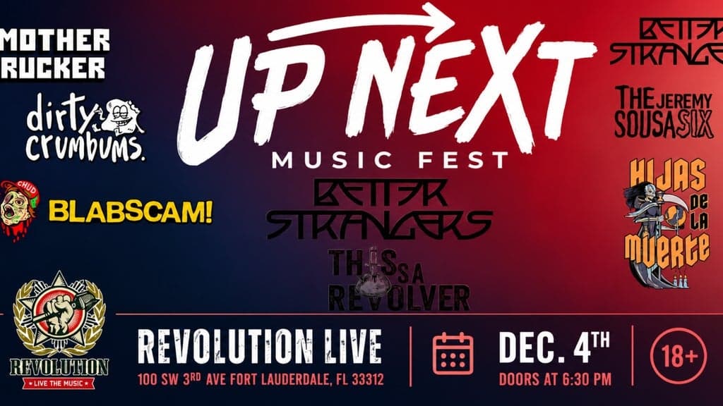 Promotional image for Up Next Music Fest 2026