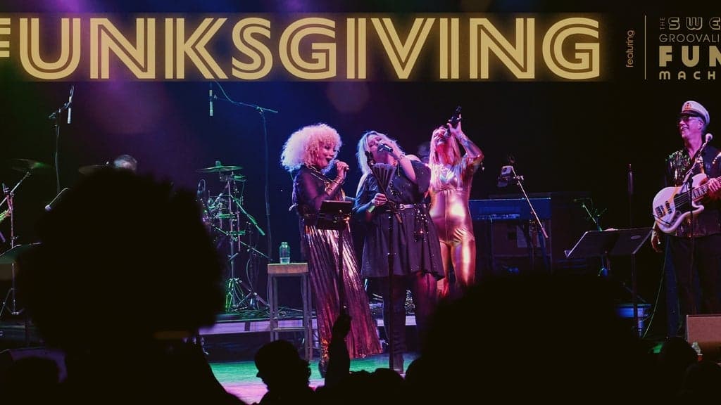 Promotional image for Funksgiving 12 ft. Special Guest Revel Day w/ Desperate Electric