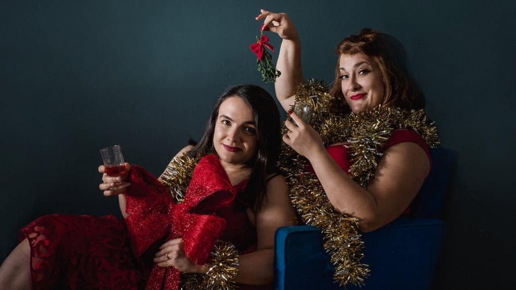 Promotional image for The Sweetback Sisters - XMAS Sing Along Spectacular