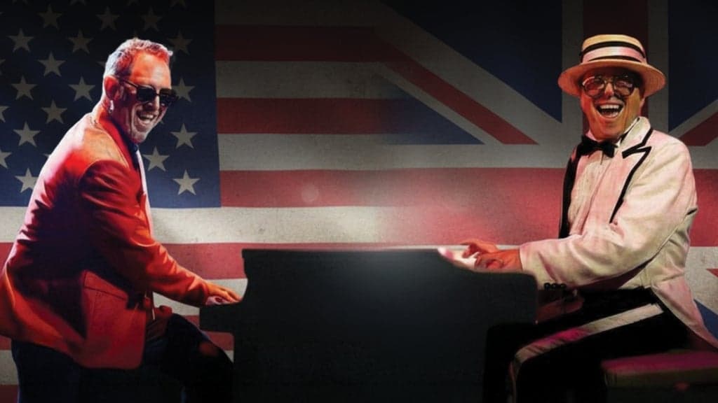 Promotional image for Billy Joel to Elton John: Face to Face