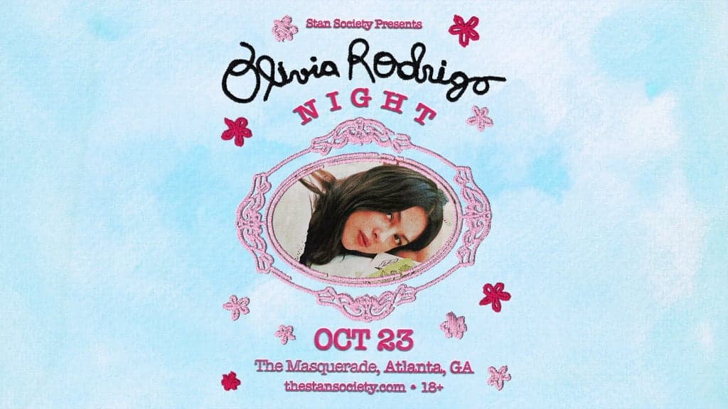 Promotional image for Stan Society Presents: Olivia Rodrigo Night | 18+