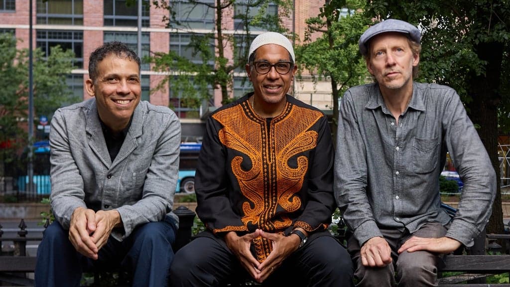 Promotional image for Danilo Pérez Trio: Panamonk featuring Ben Street & Adam Cruz