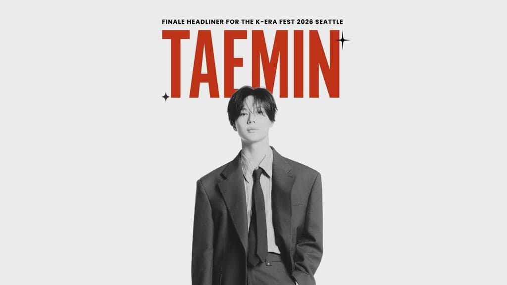Promotional image for K-ERA Fest 2026: TAEMIN