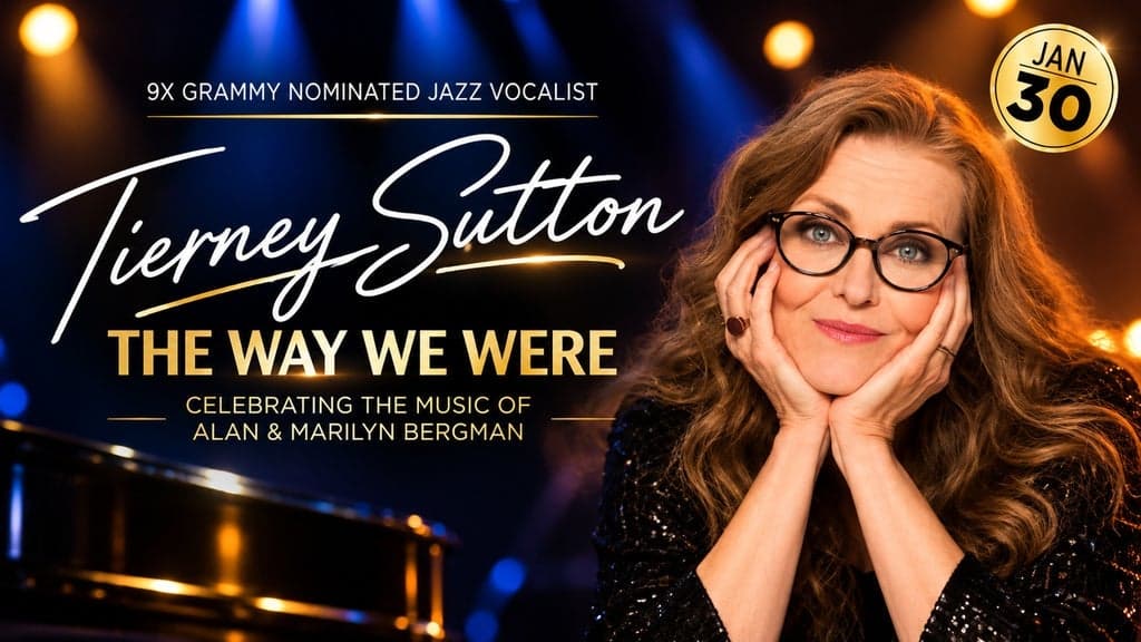 Promotional image for TIERNEY SUTTON: THE WAY WE WERE - Music of Alan & Marilyn Bergman