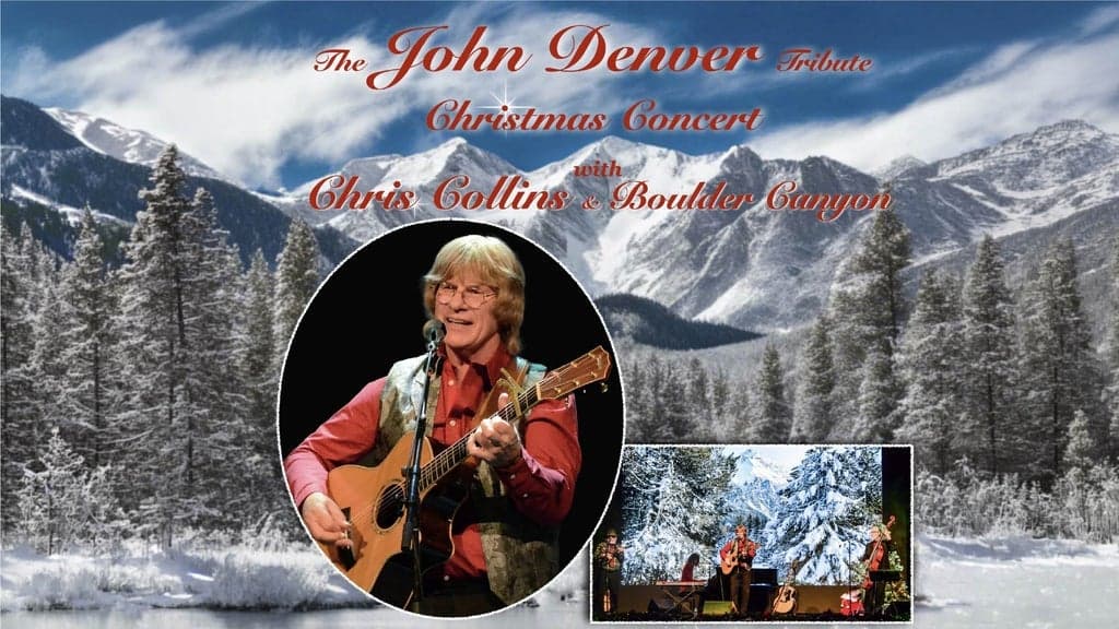 Promotional image for John Denver Christmas Ft. Chris Collins & the Boulder Canyon Band