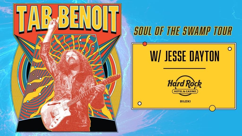 Promotional image for Tab Benoit w/ Jesse Dayton