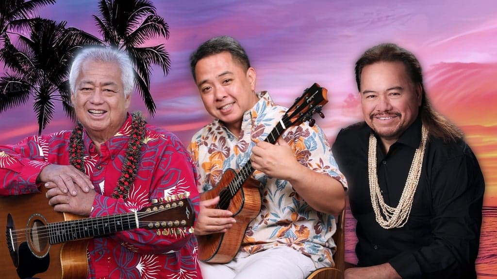 Promotional image for Masters Of Hawaiian Music: George Kahumoku Jr, Herb Ohta, & Sonny Lim