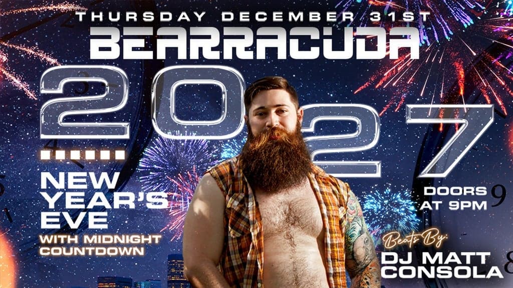 Promotional image for Bearracuda - New Year's Eve