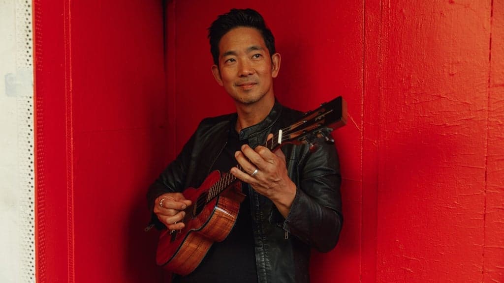 Promotional image for Jake Shimabukuro's Holidays in Hawaii