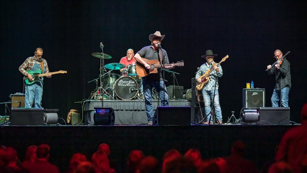 Promotional image for Outlaw Jim and the Whiskey Benders