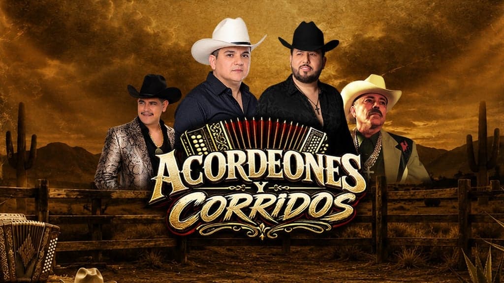 Promotional image for Acordeones Y Corridos Tour