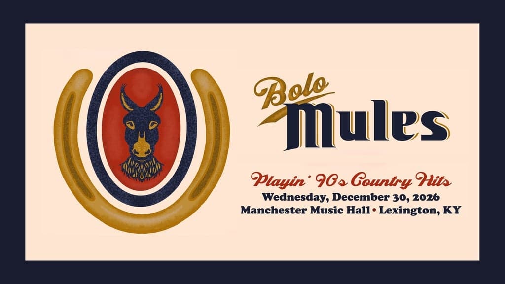 Promotional image for Bolo Mules - Playin' 90's Country Hits