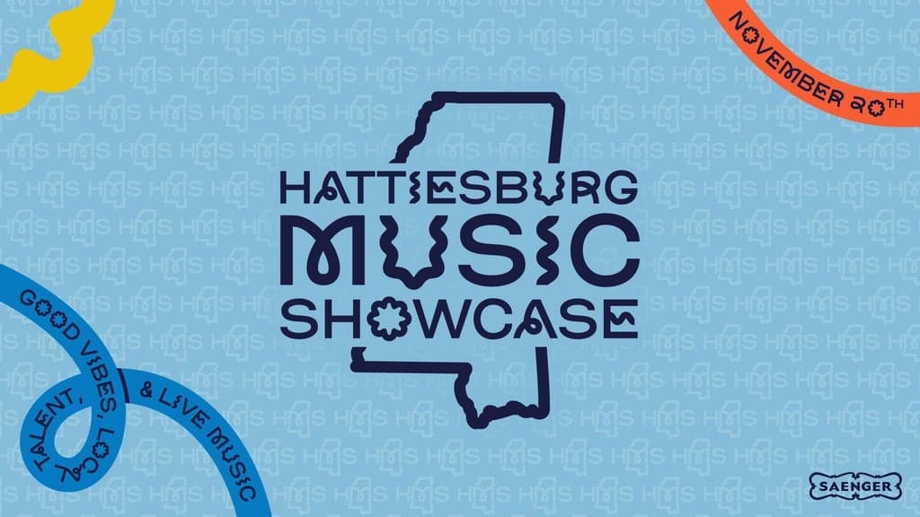 Promotional image for Hattiesburg Music Showcase