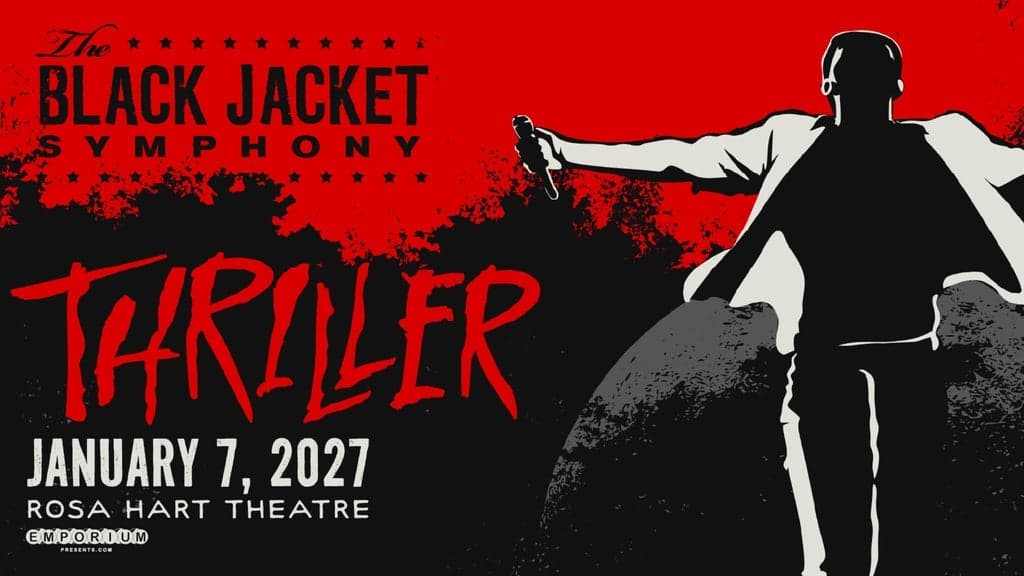 Promotional image for The Black Jacket Symphony Presents Michael Jackson's 'Thriller'