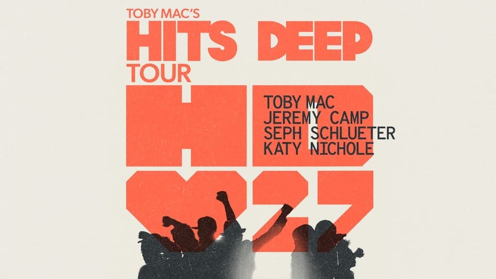 Promotional image for TOBYMAC with Jeremy Camp, Seph Schlueter, Katy Nichole: Hits Deep Tour
