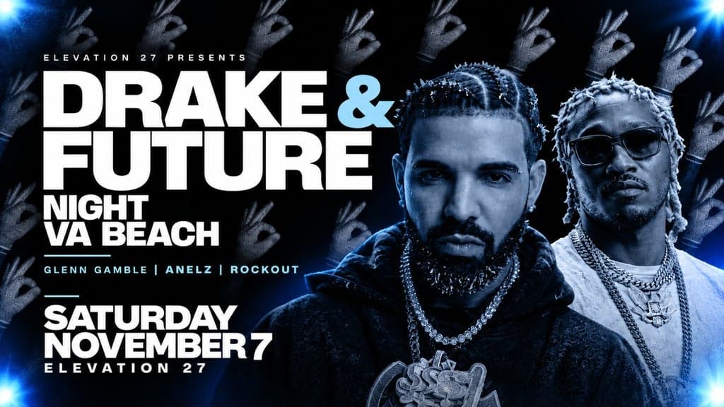 Promotional image for Drake & Future Night Virginia Beach: All-Night Dance Party (21+)