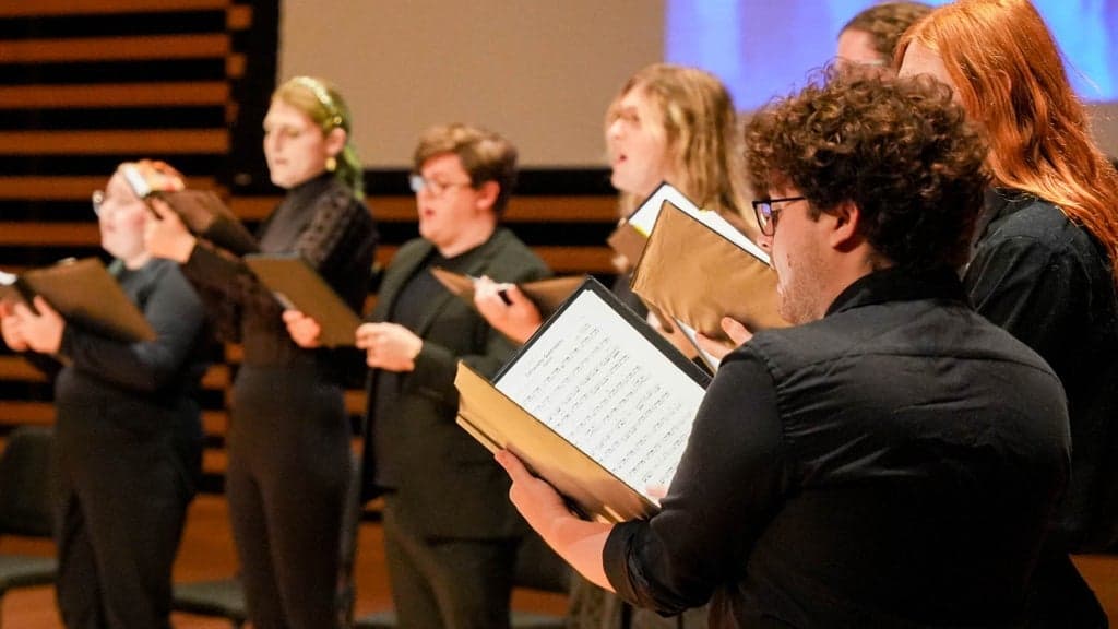 Promotional image for Joy! USF Choral Ensembles