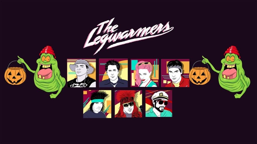 Promotional image for The Ultimate 80's Halloween Party with The Legwarmers