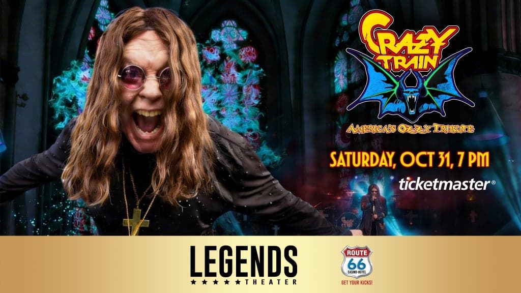 Promotional image for Crazy Train - Americas Ozzy Tribute