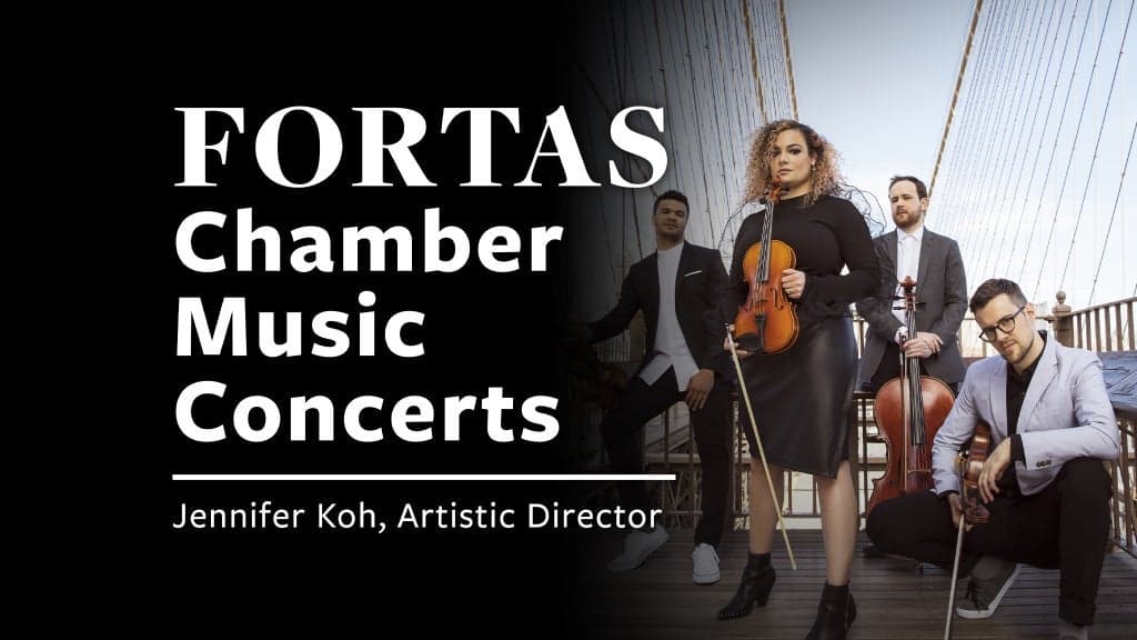 Promotional image for Fortas Chamber Music Concerts: PUBLIQuartet: RhythmNation