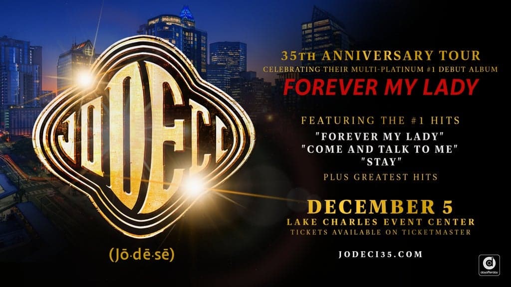 Promotional image for Jodeci: 35th Anniversary Tour of Forever My Lady Special Guest CASE