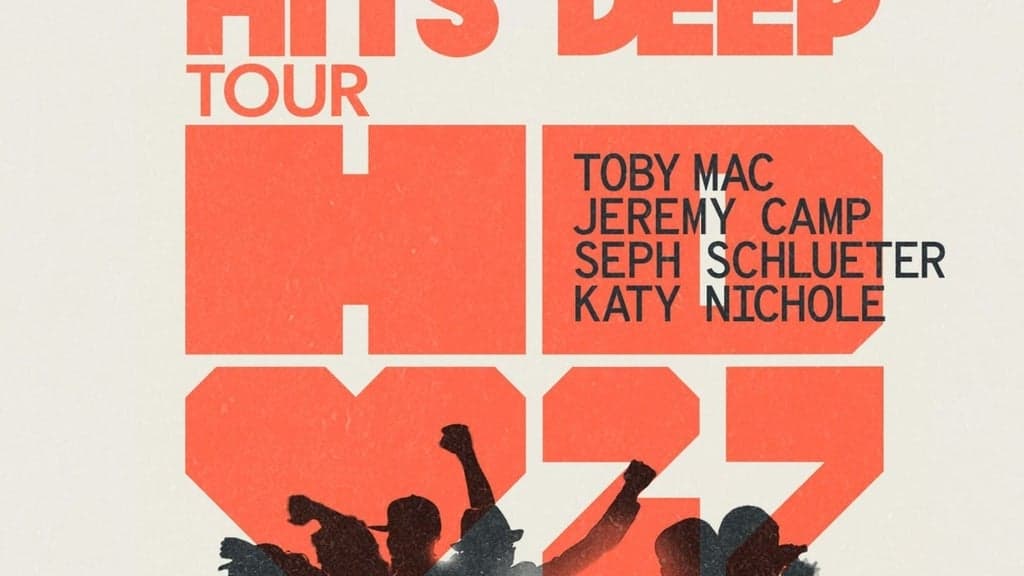 Promotional image for TOBYMAC with Jeremy Camp, Seph Schlueter, Katy Nichole: Hits Deep Tour