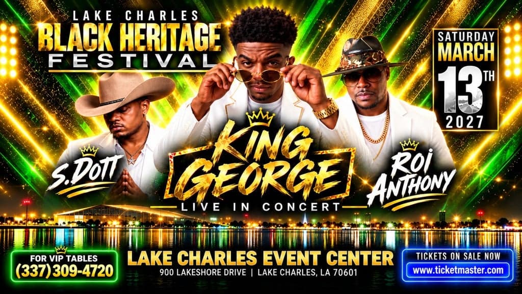 Promotional image for King George Live in Concert