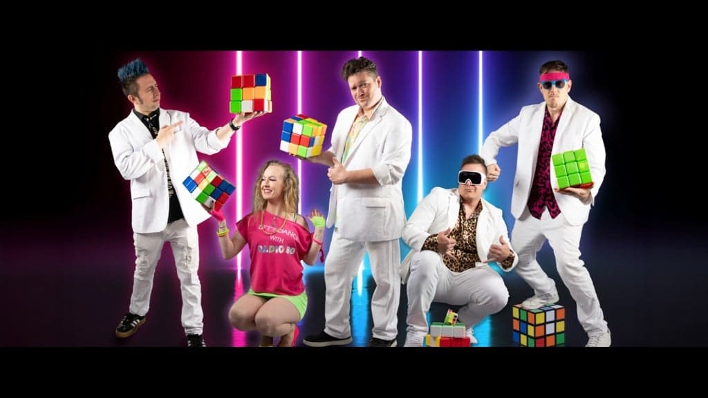 Promotional image for Radio 80s- 80s Tribute