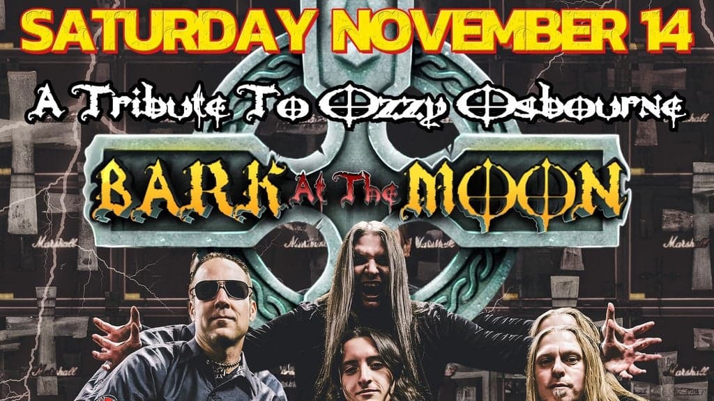 Promotional image for Bark At The Moon - Ozzy Osbourne Tribute with Steel City Rewind