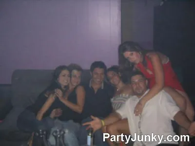 Guests posing for the camera at Club Ice