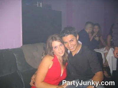 Guests posing for the camera at Club Ice