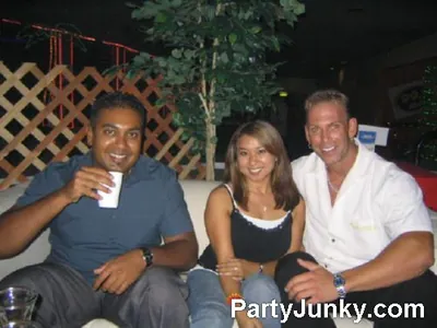 Guests posing for the camera at Club Ice