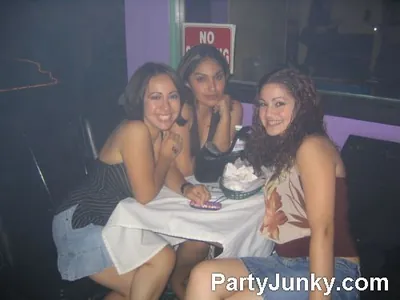 Guests posing for the camera at Club Ice