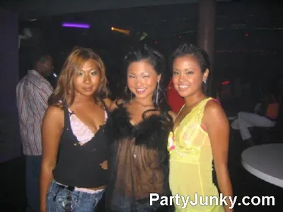 Guests posing for the camera at Club Ice