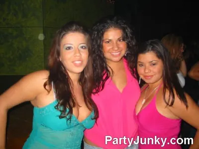 Guests posing for the camera at Club Ice