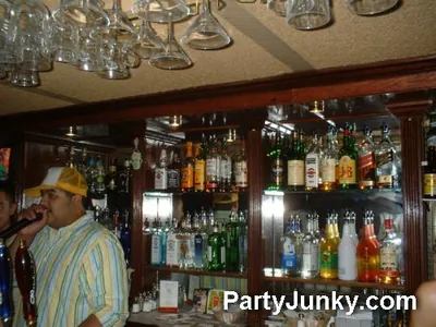 The bar at Coyote Ugly Bar & Grill, May 29, 2004