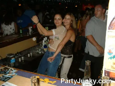 The bar at Coyote Ugly Bar & Grill, Jul 3, 2004