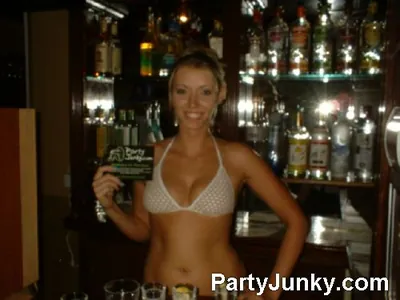 The bar at Coyote Ugly Bar & Grill, Jul 10, 2004