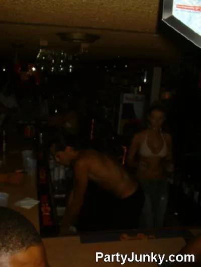 The bar at Coyote Ugly Bar & Grill, Jul 10, 2004