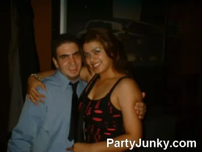Guests posing for the camera at Coyote Ugly Bar & Grill, Jul 10, 2004