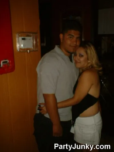 Guests posing for the camera at Coyote Ugly Bar & Grill, Jul 10, 2004
