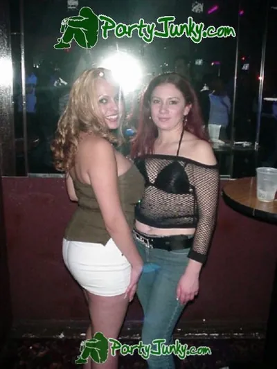 Guests posing for the camera at the Suga Free concert, Dec 14, 2003