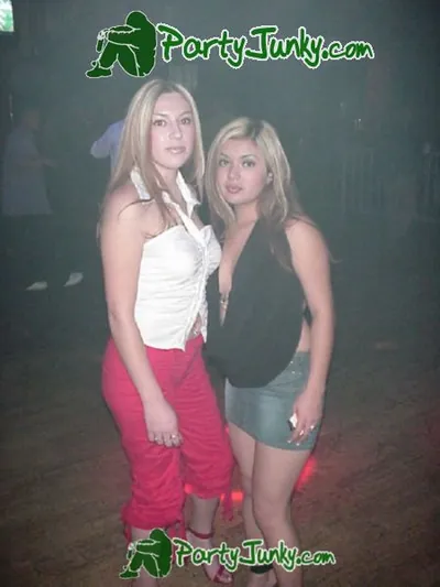 Guests posing for the camera at the Suga Free concert, Dec 14, 2003