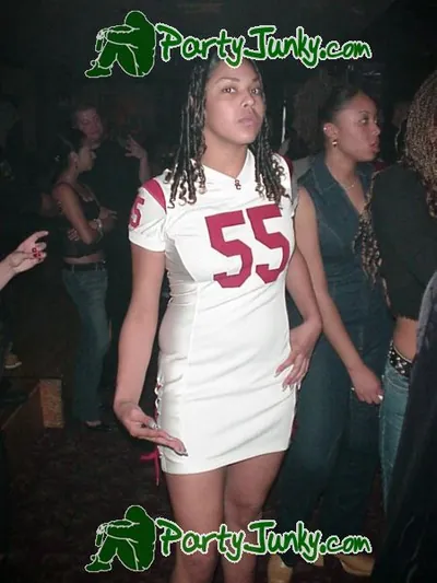 Guests posing for the camera at the Suga Free concert, Dec 14, 2003