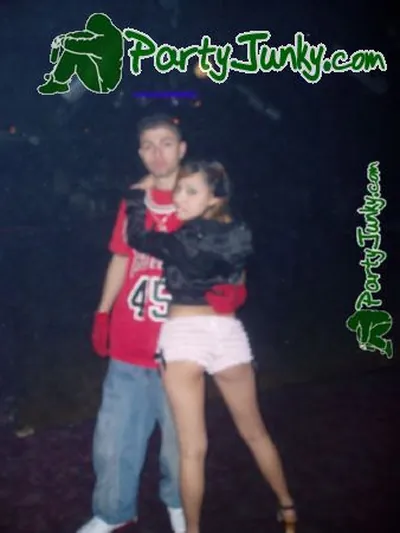 Guests posing for the camera at the Suga Free concert, Dec 14, 2003